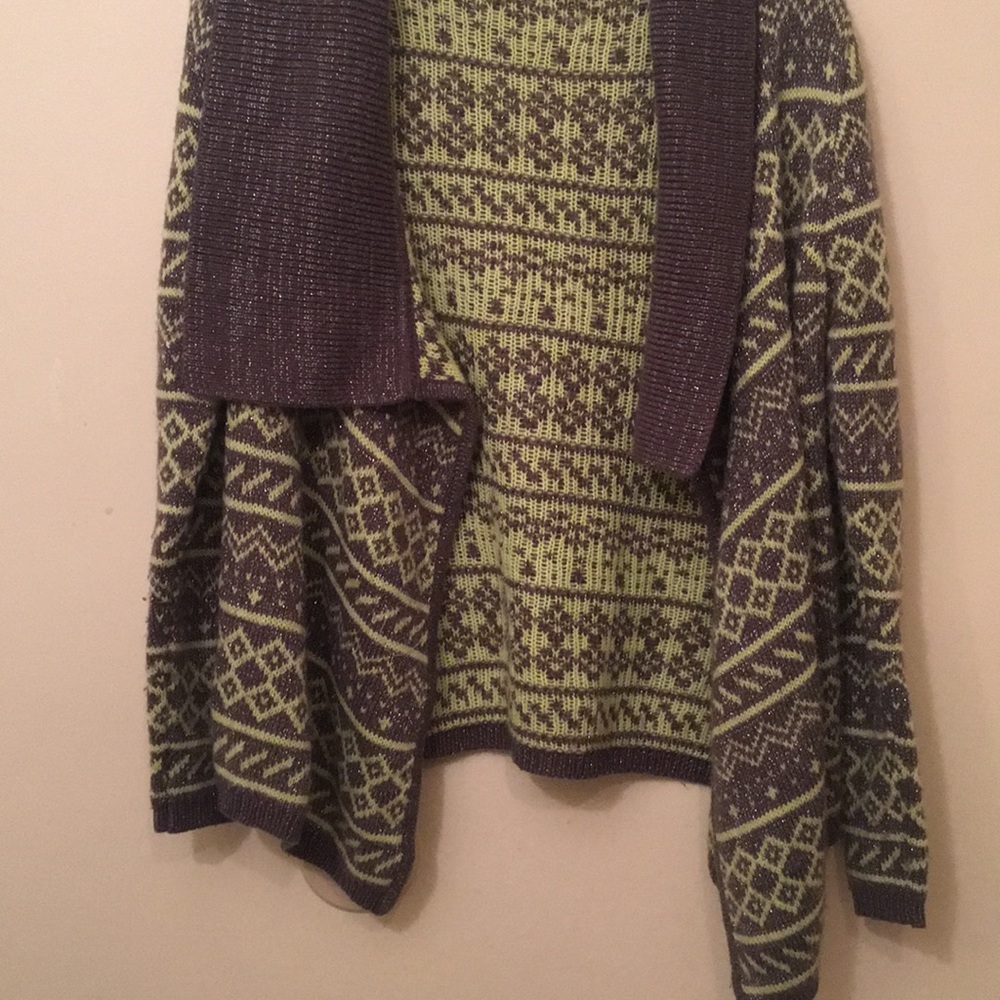 Green & Gray Cardigan
